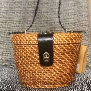 Patricia Nash Wicker Basket Purse Caselle NWT